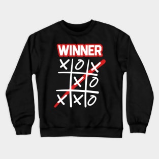 Tic Tac Win - Game Winner Crewneck Sweatshirt